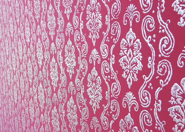 desenli boya siyah desen