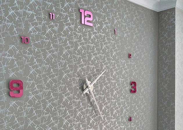 desenli boya çalışması